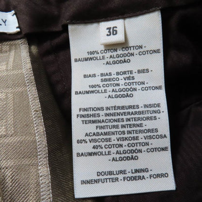 Hermes 22SS 2h0405dp H Design Mosaic Jacquard Piping Shorts Brownish 36 Made In