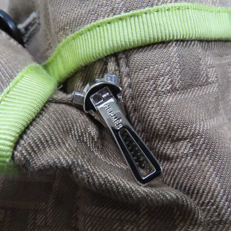 Hermes 22SS 2h0405dp H Design Mosaic Jacquard Piping Shorts Brownish 36 Made In