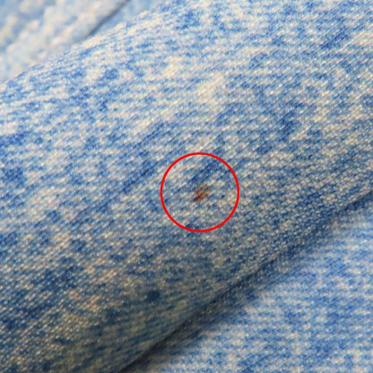 Louis Vuitton Logo Button Denim Transfer Short Length Boa Jacket Blue 38 Made