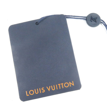 Louis Vuitton 2023 LV Logo All Over Padded Knit Jacket Blouson Blue Black XXL