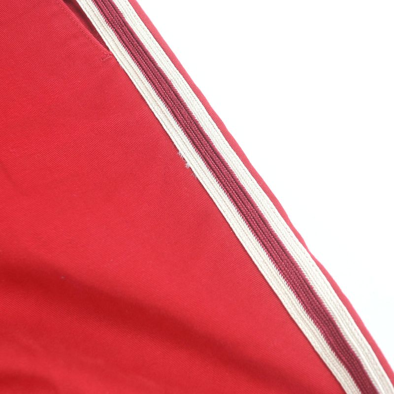 Gucci 660067 Interlocking G Patch Sideline Easy Pant Tapered Pants Red 48 Made