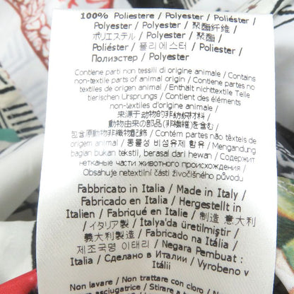 Fendi Ff0295 Karl Lagerfeld Karl Collage Belted Stencil Collar Coat White 44