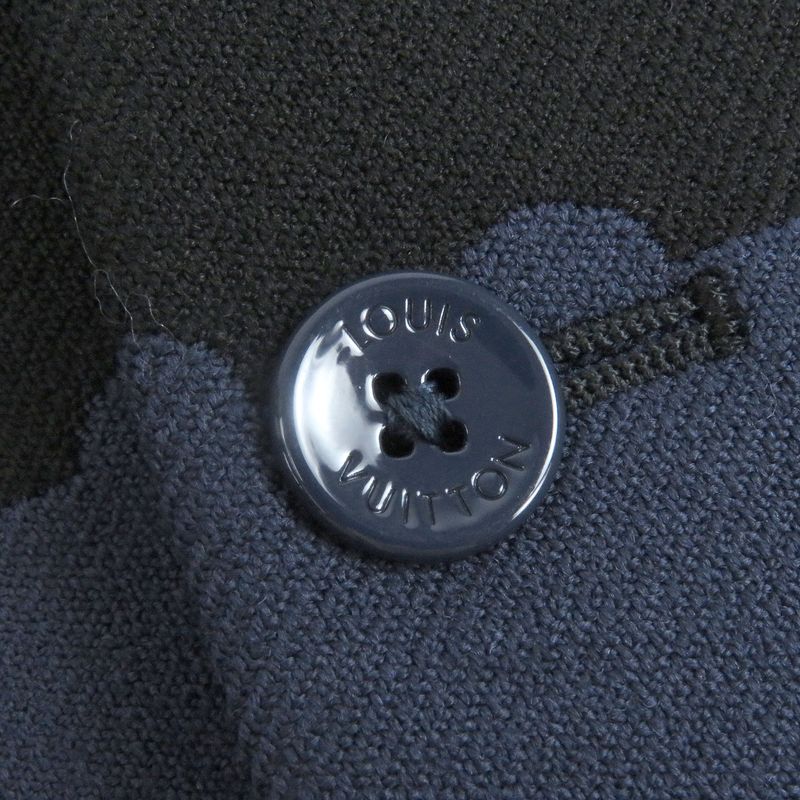 Louis Vuitton NIGO Louis Vuitton 22SS 100% Wool Damier Allover Gilet Vest Navy