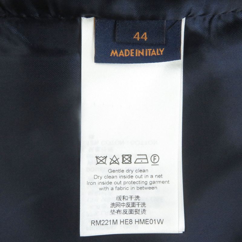 Louis Vuitton NIGO Louis Vuitton 22SS 100% Wool Damier Allover Gilet Vest Navy