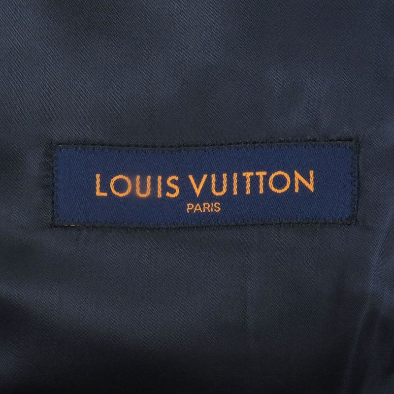 Louis Vuitton NIGO Louis Vuitton 22SS 100% Wool Damier Allover Gilet Vest Navy