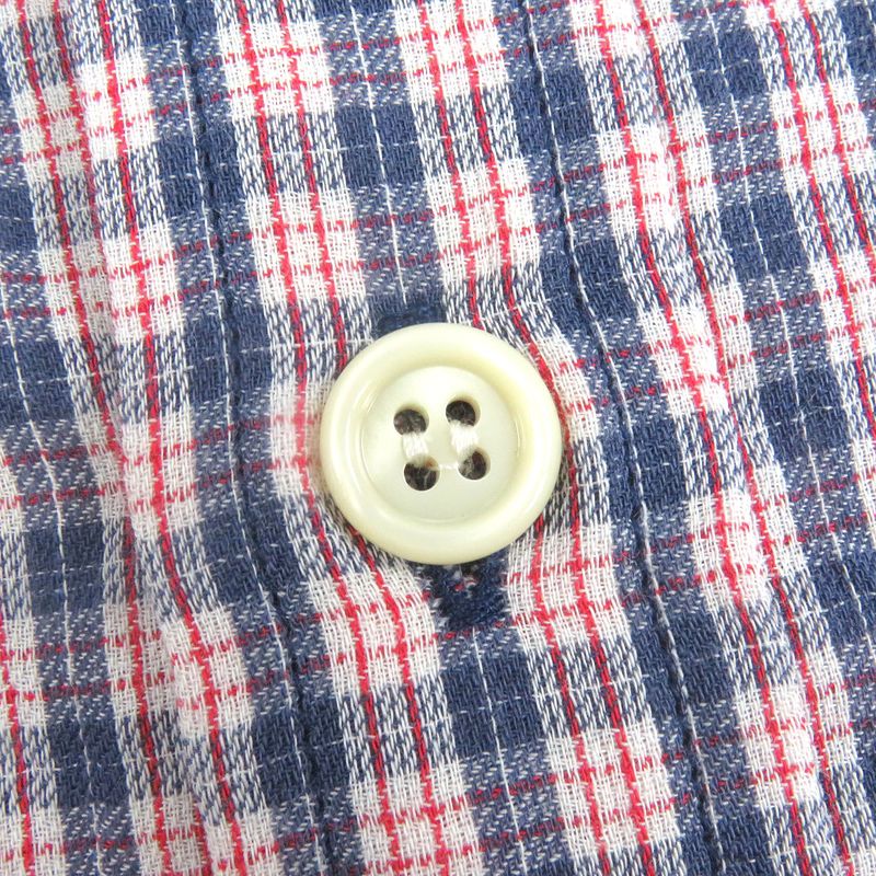 Gucci 654883 Embroidered Checkered Button-down Short-sleeved Shirt With