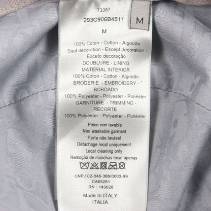 DIOR Homme 22AW 293c906b4511 100% Cotton Logo Embroidery Bucket Hat Purple M