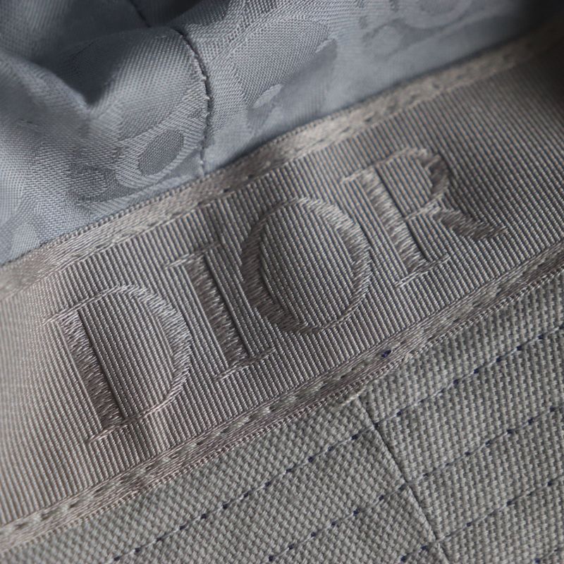 DIOR Homme 22AW 293c906b4511 100% Cotton Logo Embroidery Bucket Hat Purple M