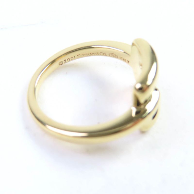 Tiffany & Co Biscayne Ring 18K Ring Accessory Gold Size 8 Equivalen