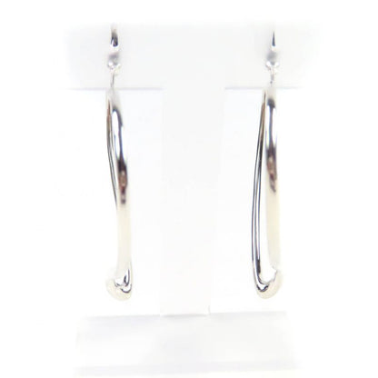 Tiffany & Co Elsa Peretti Open Heart Hoop Earrings Large Ag925