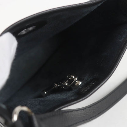 Hermes Vespa TPM Vaux Epson Silver Hardware Shoulder Bag Black Stamped H Made