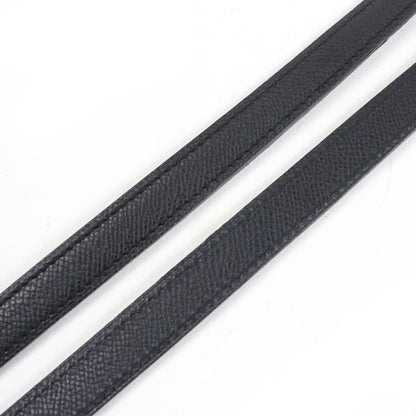 Hermes Vespa TPM Vaux Epson Silver Hardware Shoulder Bag Black Stamped H Made