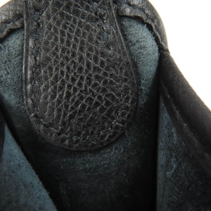 Hermes Vespa TPM Vaux Epson Silver Hardware Shoulder Bag Black Stamped H Made