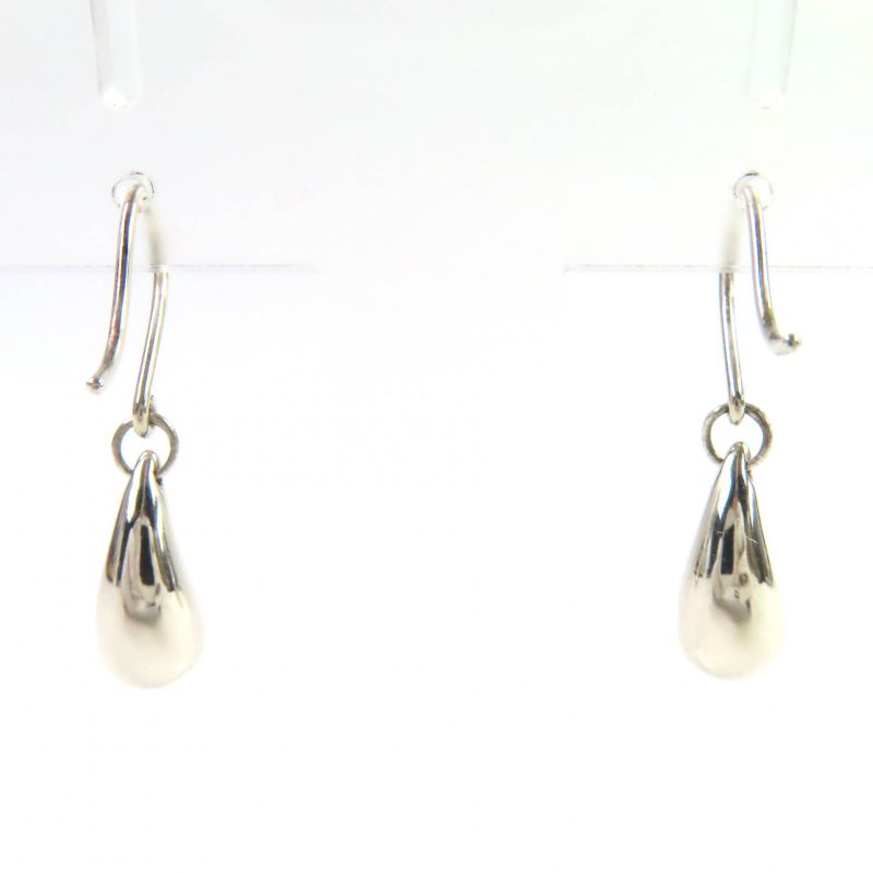 Tiffany & Co Elsa Peretti Teardrop Earrings Accessory Sv925 Hooks for Both Ears