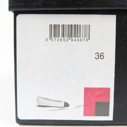 CHANEL G02819 Patent Leather Coco Mark Bicolor Flat Shoes Ballet Shoes Red