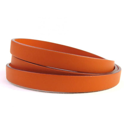 Hermes Api 3 Silver Hardware H Logo Leather Bracelet 3strand Accessory Orange
