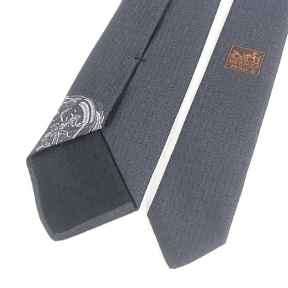 Hermes 2023 333982t Robocabar Robocabasar 100% Silk H Logo All Over Tie
