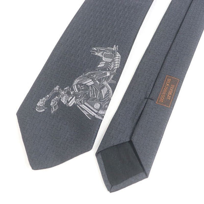 Hermes 2023 333982t Robocabar Robocabasar 100% Silk H Logo All Over Tie