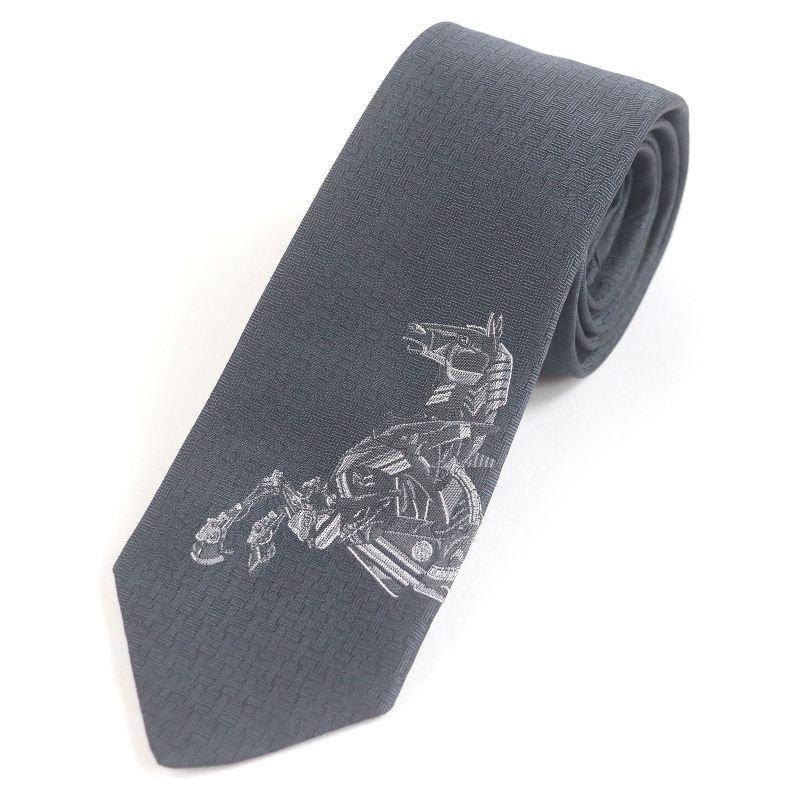 Hermes 2023 333982t Robocabar Robocabasar 100% Silk H Logo All Over Tie