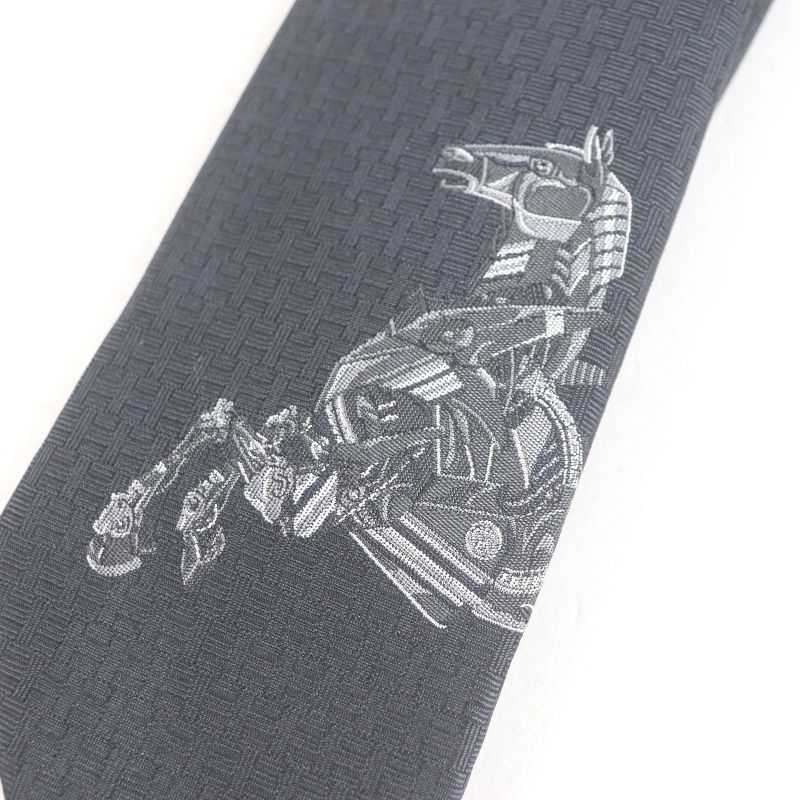 Hermes 2023 333982t Robocabar Robocabasar 100% Silk H Logo All Over Tie