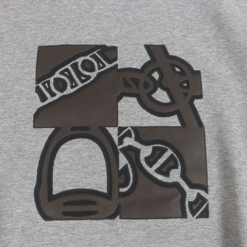 Hermes 24AW Metallerie Au Carre Metallerie Au Carre Lamb Leather Patch