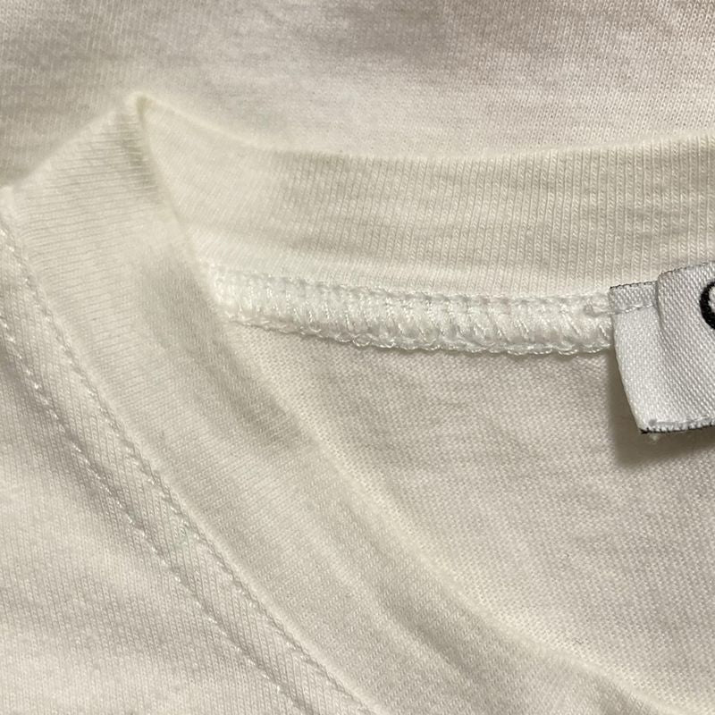 Dior/ Short Sleeve T-Shirt Size Usa14 XL Women - White and Multi Crew Neck