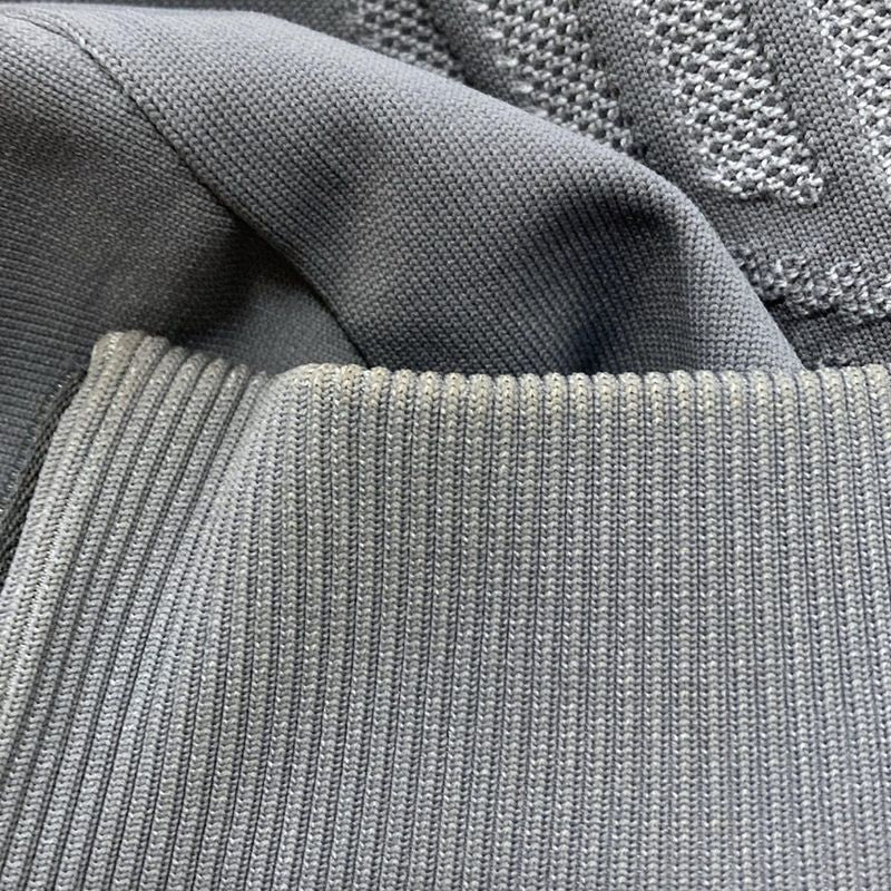 Prada Jersey Size 38 S Women's - Gray Long Sleeves/zip Up