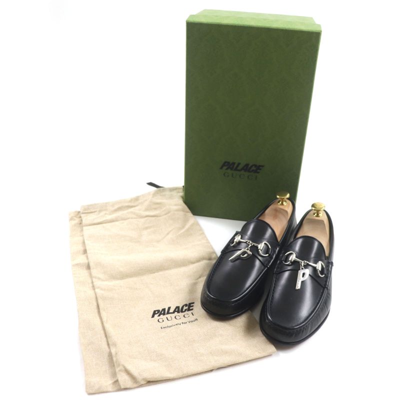 Gucci×palace Gucci×palace Collaboration GG-P Horsebit Pcharm Sv925 Leather