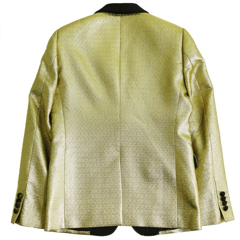 Celine 2v089016d Tailored Jacket/tuxedo Gold And Black 44 Genuine