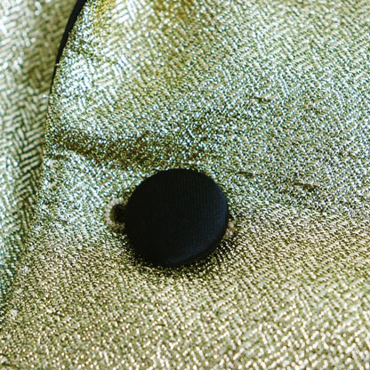 Celine 2v089016d Tailored Jacket/tuxedo Gold And Black 44 Genuine