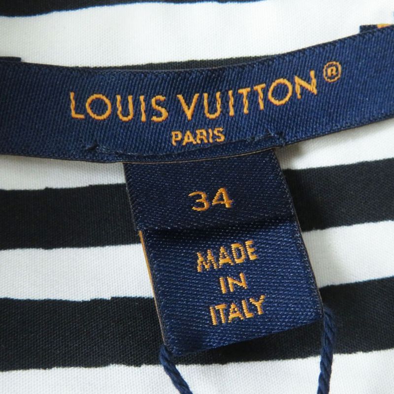 Hermes 23AW Louis Vuitton 1abcti Mixed Stripe Crop Top Tank