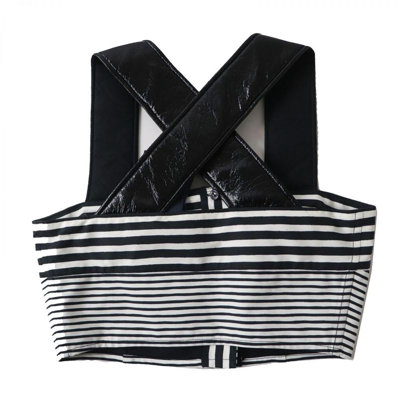 Hermes 23AW Louis Vuitton 1abcti Mixed Stripe Crop Top Tank
