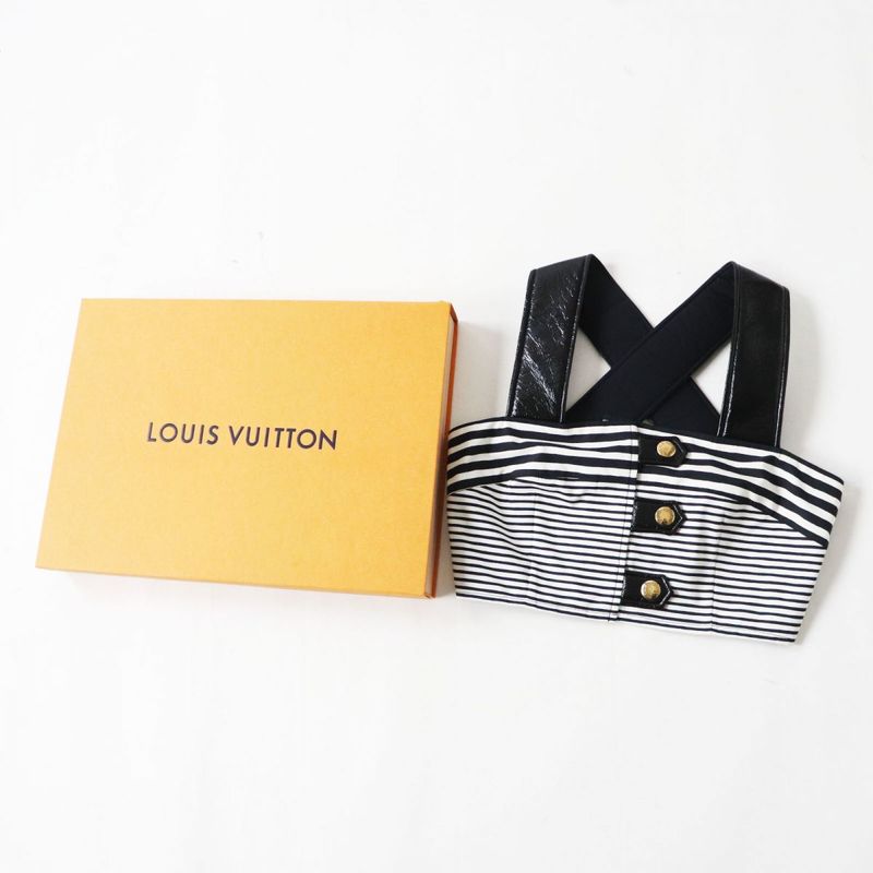 Hermes 23AW Louis Vuitton 1abcti Mixed Stripe Crop Top Tank