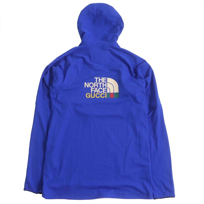 22SS Gucci×the North FACE 663909 Lined Packable Half-zip Jacket/pullover Hoodie
