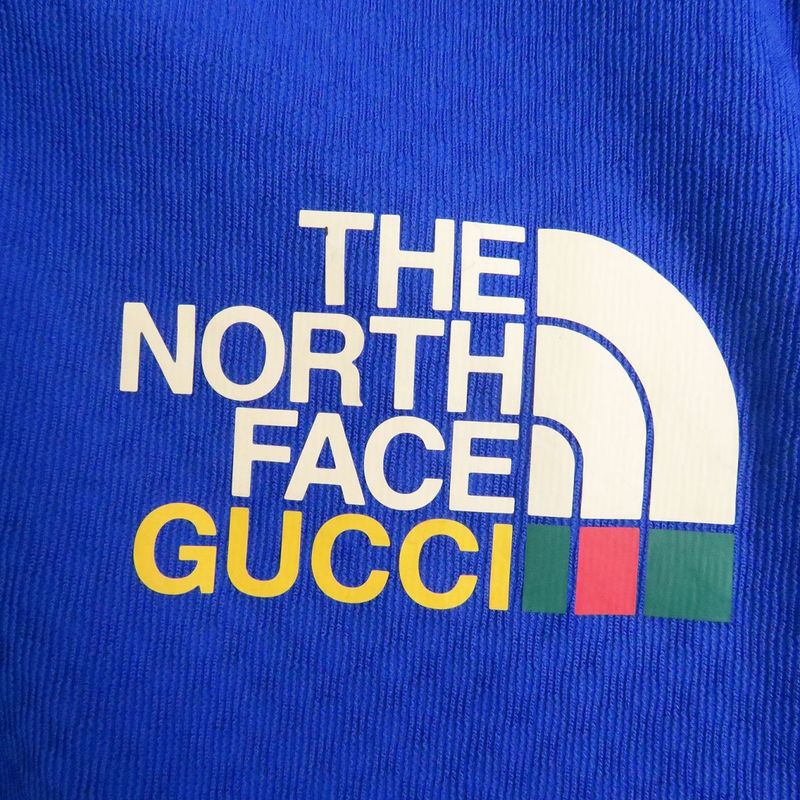 22SS Gucci×the North FACE 663909 Lined Packable Half-zip Jacket/pullover Hoodie