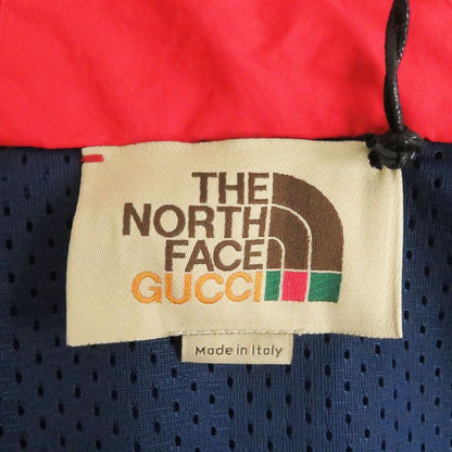 22SS Gucci×the North FACE Gucci North Face 671462 Nylon Switching Zip Hoodie