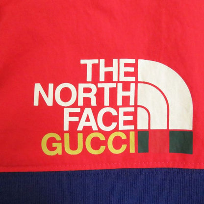 22SS Gucci×the North FACE Gucci North Face 671462 Nylon Switching Zip Hoodie