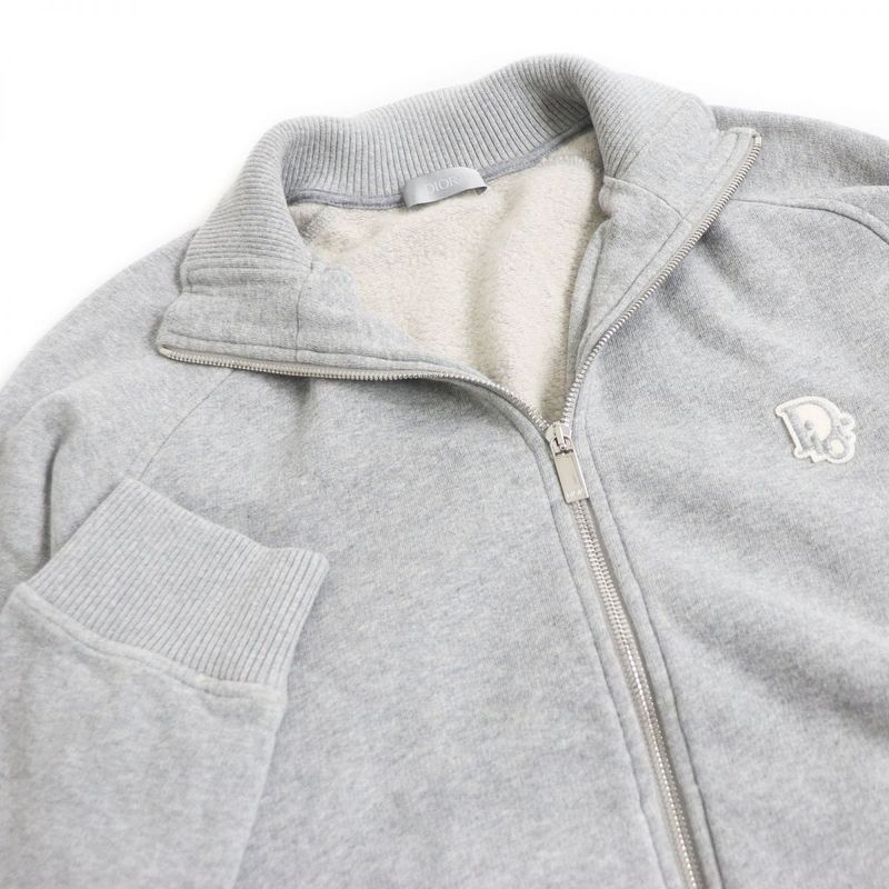 DIOR/ DIOR Homme 213j434a0741 Oblique Pattern Cashmere Blend Zipup Blouson