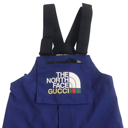 22ss Gucci×the North FACE Gucci The North Face 663768 Logo Embroidery Overalls/