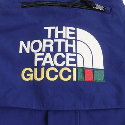 22ss Gucci×the North FACE Gucci The North Face 663768 Logo Embroidery Overalls/
