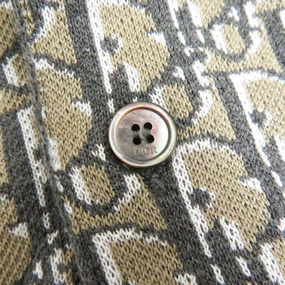 20SS DIOR Homme 023m550at099 Oblique Logo Shell Button Long Sleeve Knit Over