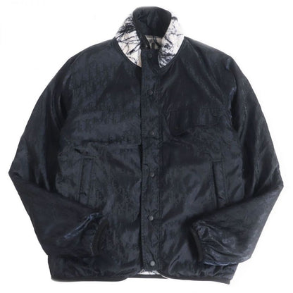 21AW DIOR Homme X Peter Doig Oblique Reversible Fleece Jacket / Nylon Blouson