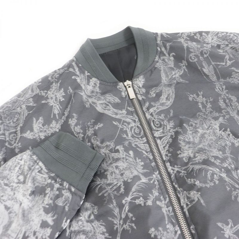 20SS DIOR Homme 943c439a4463 Toile De Jouy Saddle Pocket Bomber Jacket/blouson