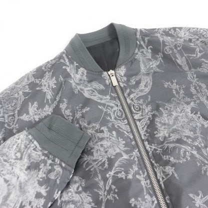 20SS DIOR Homme 943c439a4463 Toile De Jouy Saddle Pocket Bomber Jacket/blouson