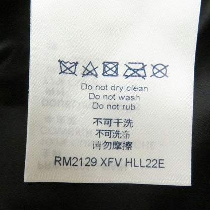 21AW Louis Vuitton Damier Zip-up Cowhide Leather Blouson Jacket/rider Gray/black