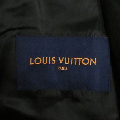 21AW Louis Vuitton Damier Zip-up Cowhide Leather Blouson Jacket/rider Gray/black