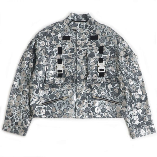 DIOR 933c401a4566 Roller Coaster Buckle Coated Panther Blouson Grayish 48 Made