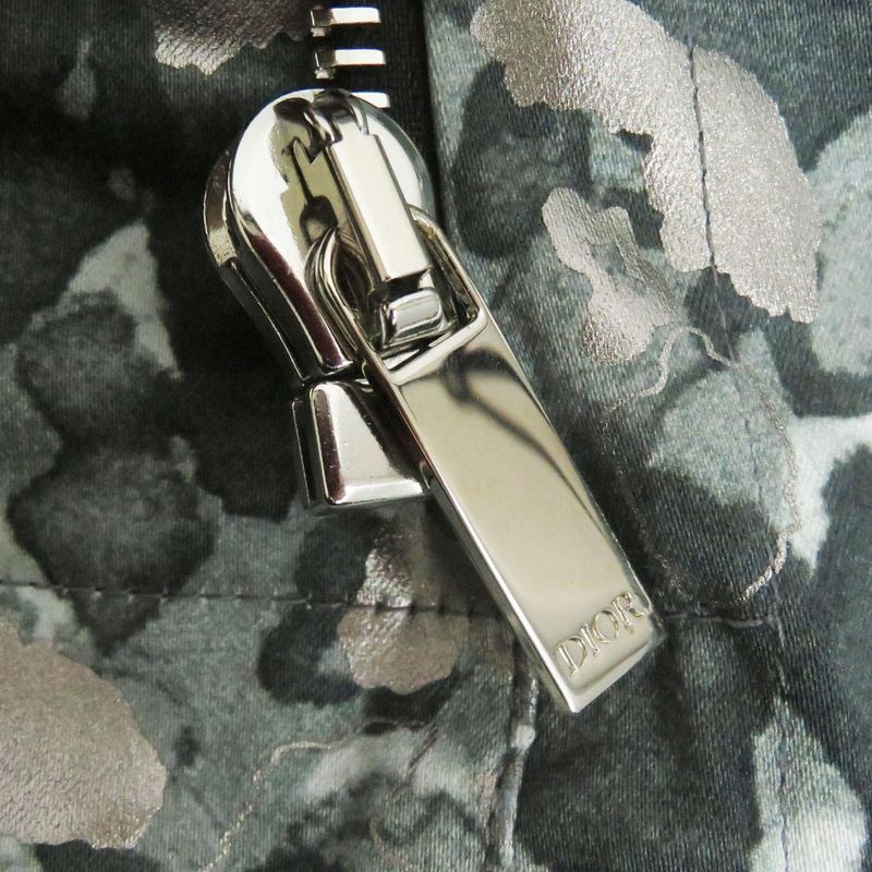 DIOR 933c401a4566 Roller Coaster Buckle Coated Panther Blouson Grayish 48 Made