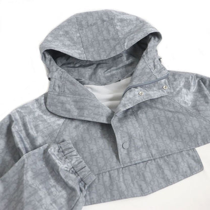 21AW DIOR/ DIOR Homme 193j640a0631 Oblique Logo Embroidery Anorak Hoodie/blouson