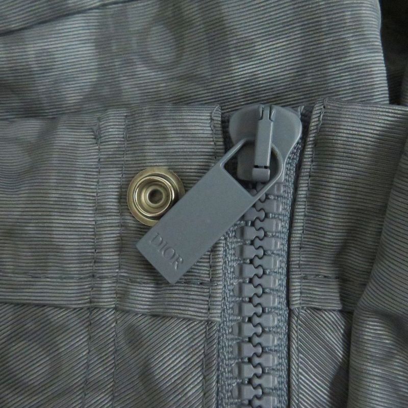 21AW DIOR/ DIOR Homme 193j640a0631 Oblique Logo Embroidery Anorak Hoodie/blouson